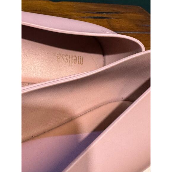 Melissa Pink Platform Jelly Sandals Puzzle Open Toe size euro 40 - Picture 7 of 8